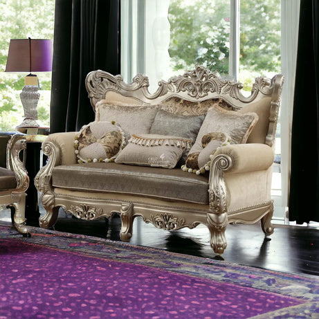 Royal Golden Carved  Sofa