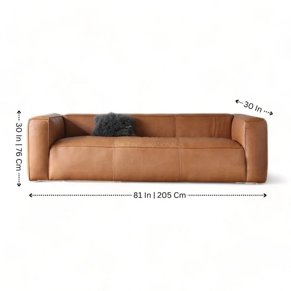 Modern Button Tufted Design 3 Seater Fabric Sofa - Table - CRUZ INTERNATIONAL - Furniture Store