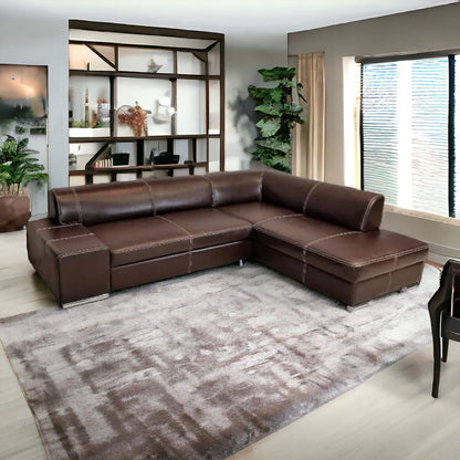 Classic and Traditional Chesterfield L Shape Sofa