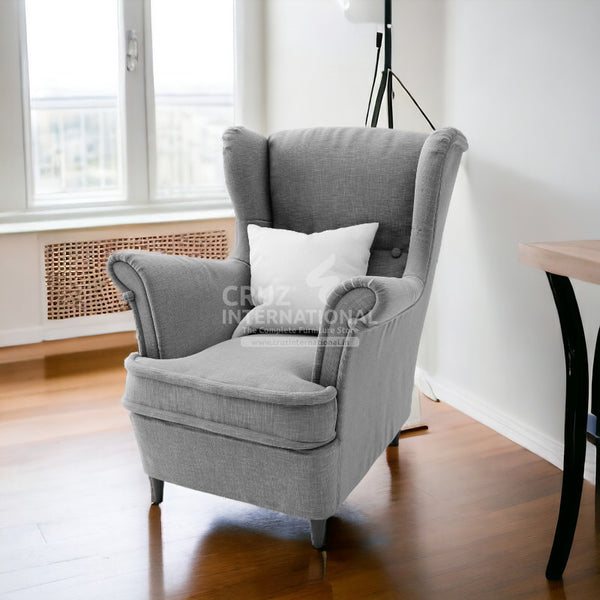 Modern Arm Chair | Grey - Living Room Chair - CRUZ INTERNATIONAL - Furniture Store