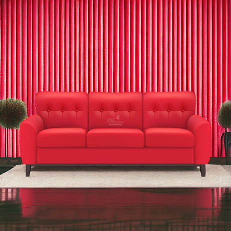 Modern Valentín Sofa Set | Red