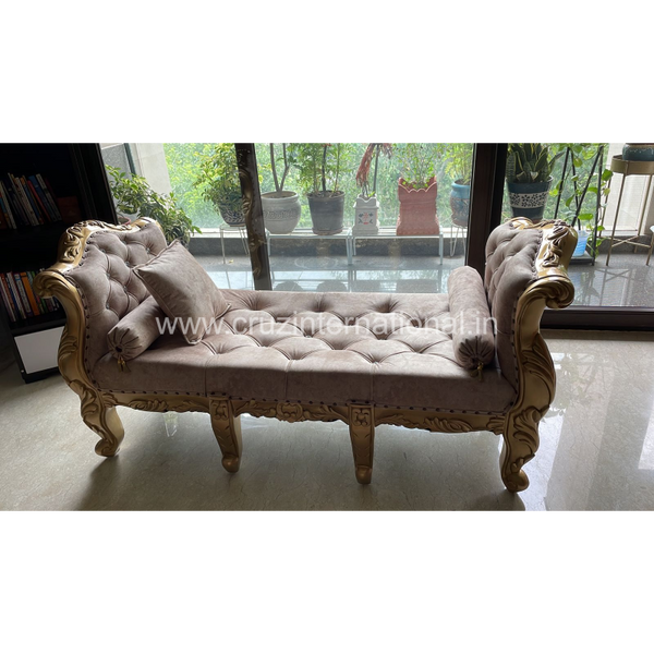 Classic Carving Settee - Settee & Diwaan - CRUZ INTERNATIONAL - Furniture Store