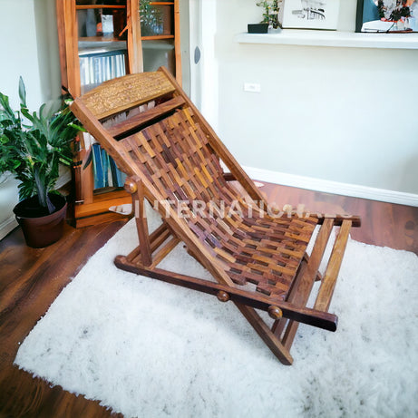 Evergreen Dordi Easy Chair | Mango Wood