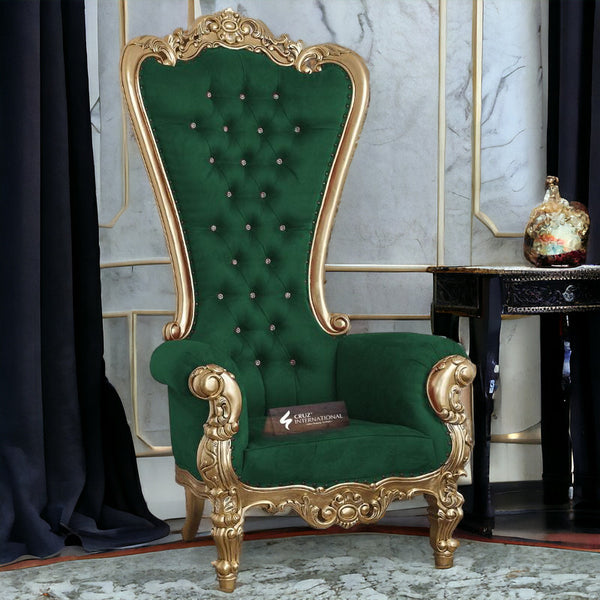 Thrones Maharaja Chair 1 Seater - Living Room Chair - CRUZ INTERNATIONAL - Furniture Store