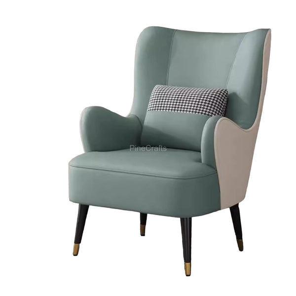 Modern Fabric Wingback Chair - Living Room Chair - CRUZ INTERNATIONAL - Furniture Store