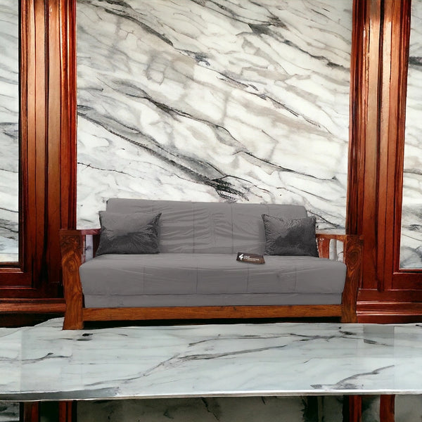 Natural Style 3 Seater Sofa | Rosewood - Sofa - CRUZ INTERNATIONAL - Furniture Store