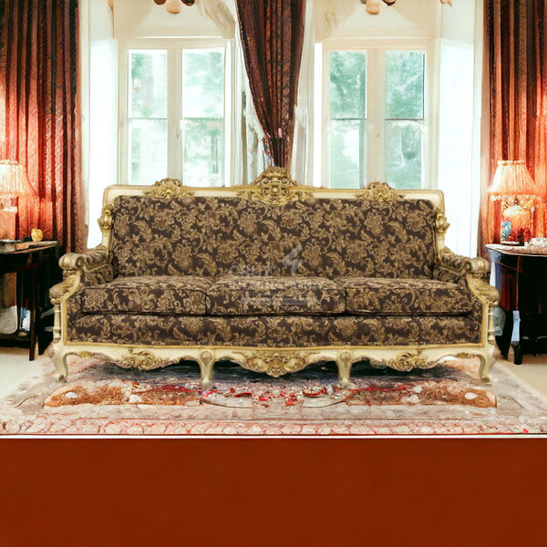 Royal Tomas Carving Sofa - Sofa - CRUZ INTERNATIONAL - Furniture Store