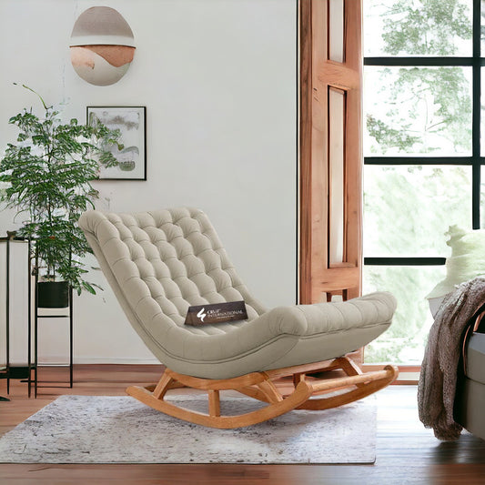 Premium Thyra Natural Rocking Chair
