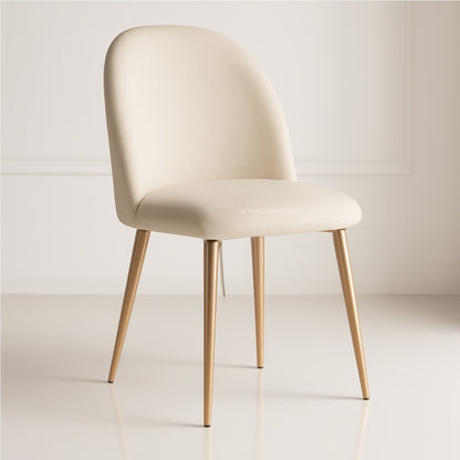 Handicrafts Velvet Upholstered Dining Chair