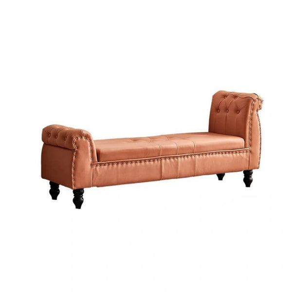 Modern Look Cute Fabric Settee - Table - CRUZ INTERNATIONAL - Furniture Store