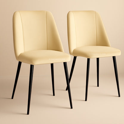 Premium Velvet Dining Chair for Home & Office (Pack of 2)