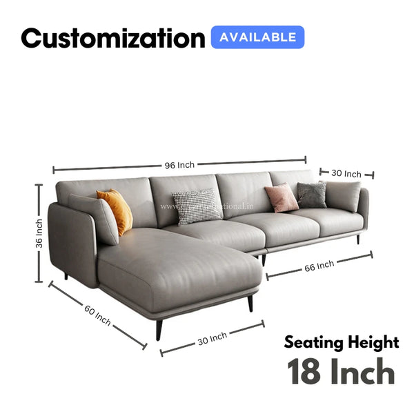 Cool Modern L Shape Sofa - Bed - CRUZ INTERNATIONAL - Furniture Store