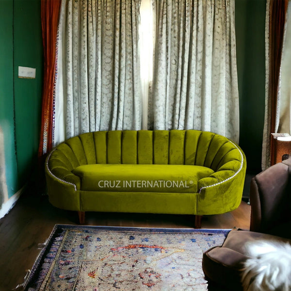 Modern Rodrigo Round Sofa - Sofa - CRUZ INTERNATIONAL - Furniture Store