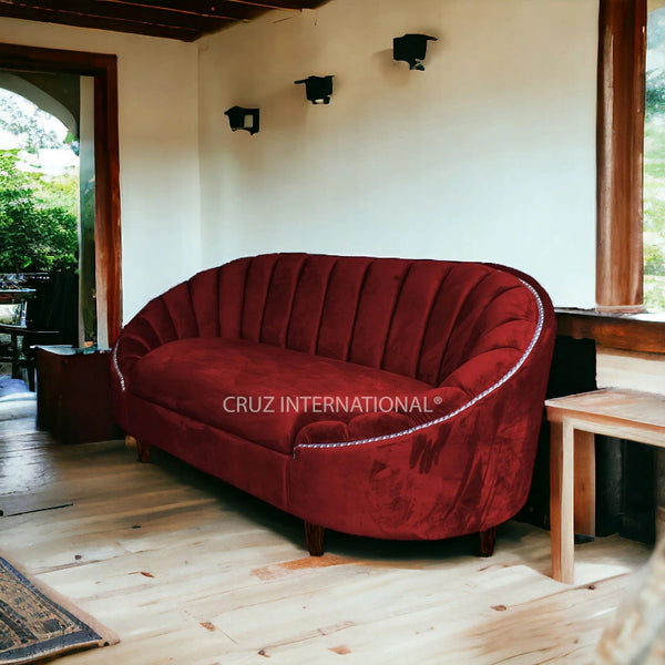 Modern Rodrigo Round Sofa - Sofa - CRUZ INTERNATIONAL - Furniture Store