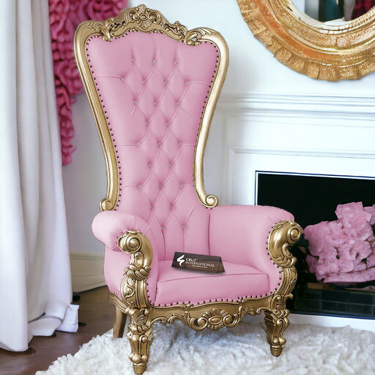 Carved Wooden Maharaja Chair