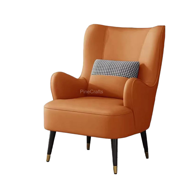 Modern Fabric Wingback Chair - Living Room Chair - CRUZ INTERNATIONAL - Furniture Store