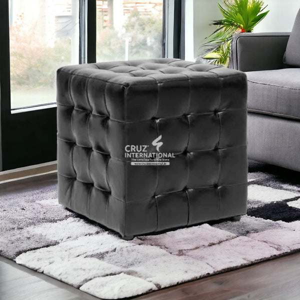 Square Ottoman for Living Room - Sofa - CRUZ INTERNATIONAL - Furniture Store