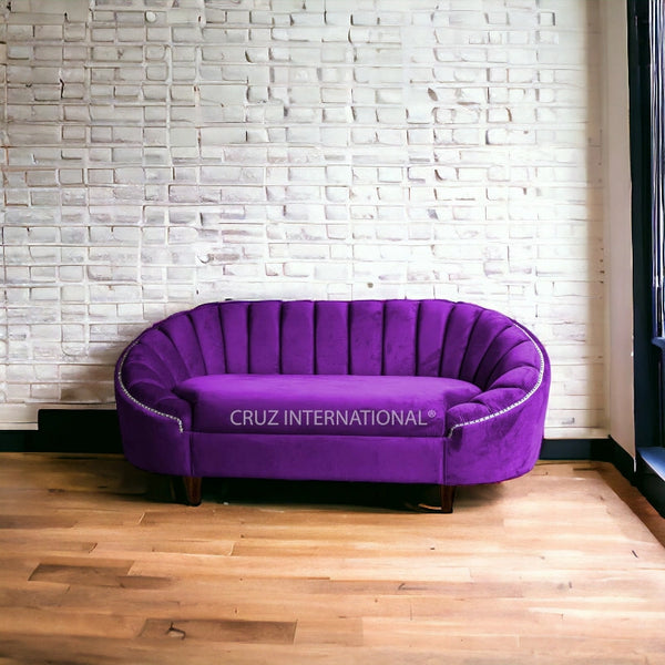 Modern Rodrigo Round Sofa - Sofa - CRUZ INTERNATIONAL - Furniture Store