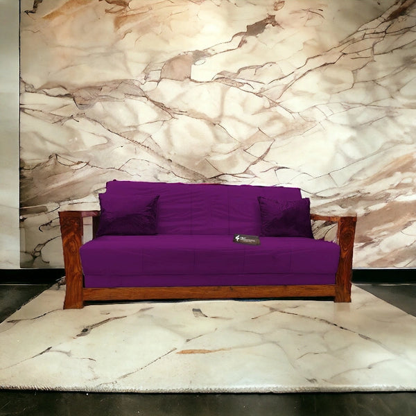Natural Style 3 Seater Sofa | Rosewood - Sofa - CRUZ INTERNATIONAL - Furniture Store