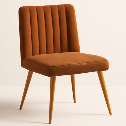 Velvet Dining Seat, Solid Wood