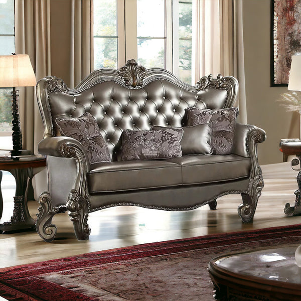 Royal Carved 3 Seaters Sofa - Sofa - CRUZ INTERNATIONAL - Furniture Store