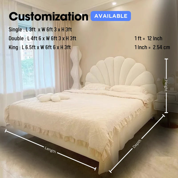 Modern Round Cushion Bed - Bed - CRUZ INTERNATIONAL - Furniture Store