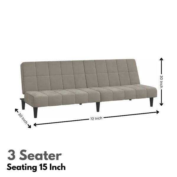 Modern Simon 3 Seater Sofa - Low Height - Sofa - CRUZ INTERNATIONAL - Furniture Store