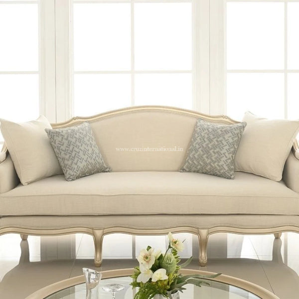 Maharaja Simple Carved Sofa Set (3+2+1) - Bed - CRUZ INTERNATIONAL - Furniture Store