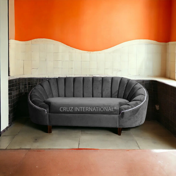Modern Rodrigo Round Sofa - Sofa - CRUZ INTERNATIONAL - Furniture Store