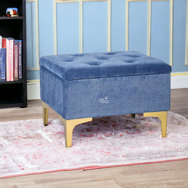 Velvet Luxury Pouf - Sofa - CRUZ INTERNATIONAL - Furniture Store