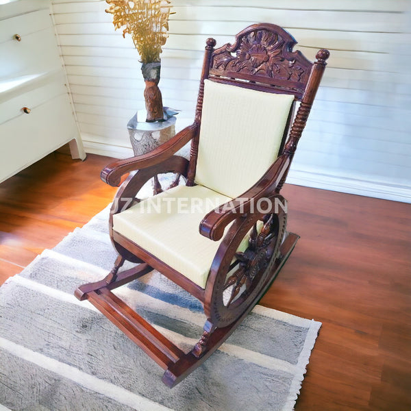 Sheesham Rocking Chair - Rocking Chairs - CRUZ INTERNATIONAL - Furniture Store