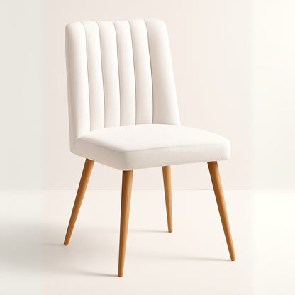 Velvet Dining Seat, Solid Wood