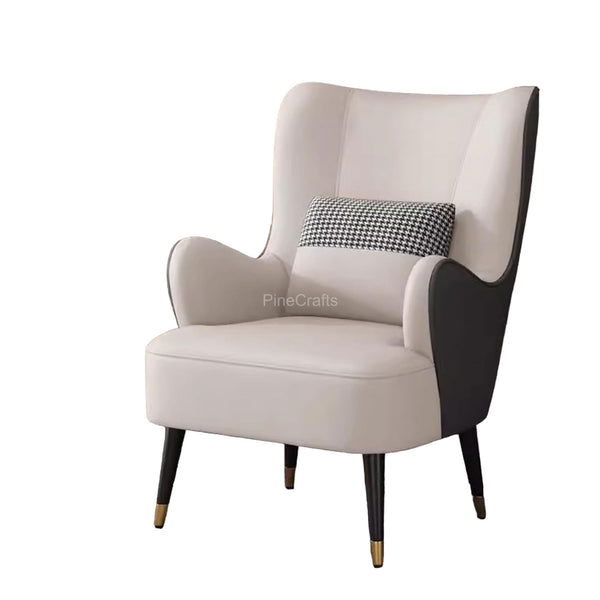 Modern Fabric Wingback Chair - Living Room Chair - CRUZ INTERNATIONAL - Furniture Store