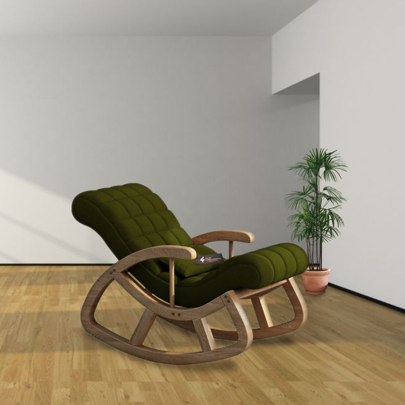 Premium Great TeakWood Rocking Chair | Natural | 11 Colours Available CRUZ INTERNATIONAL