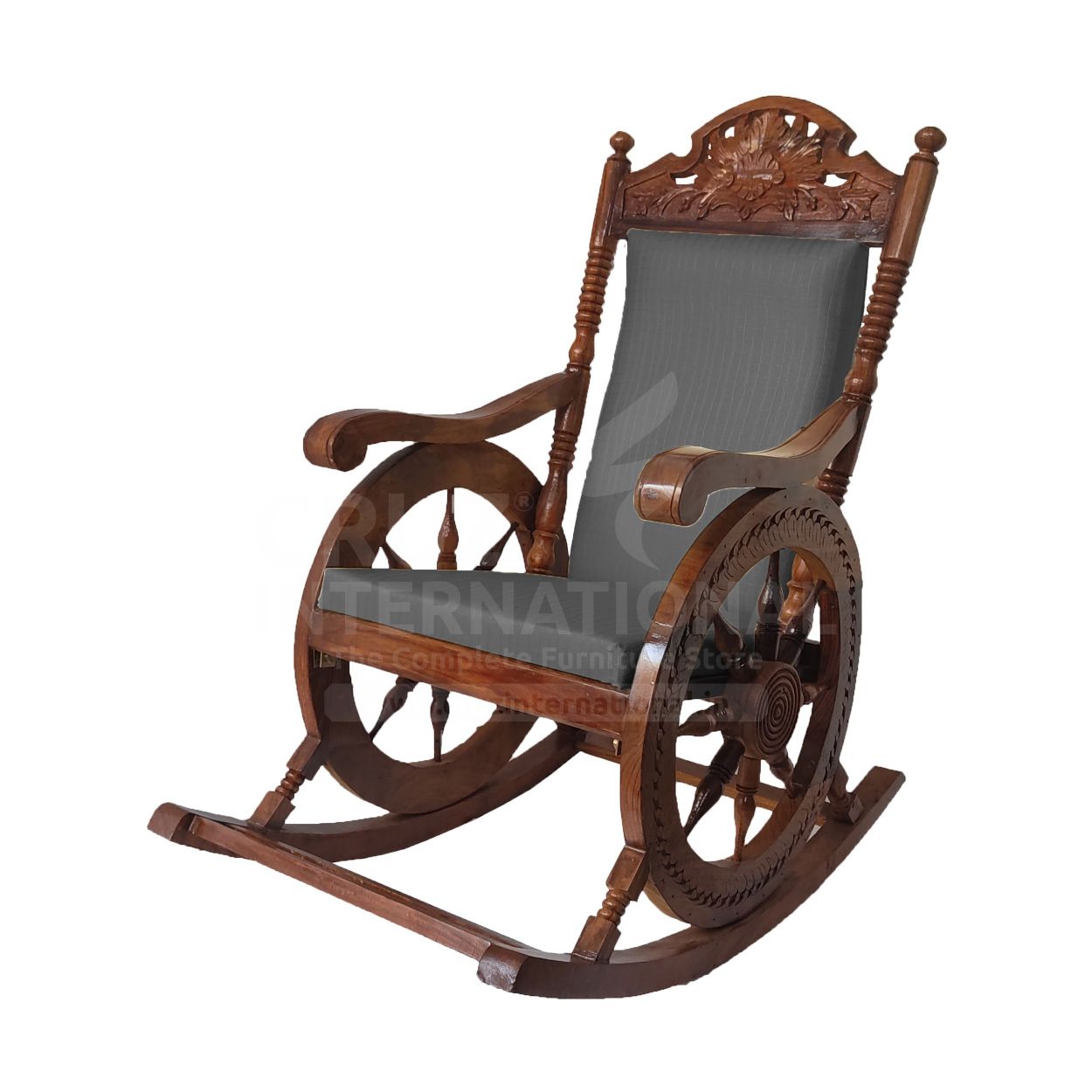 Evergreen Luna Rocking Chair | Natural | 12 Colurs Available CRUZ INTERNATIONAL