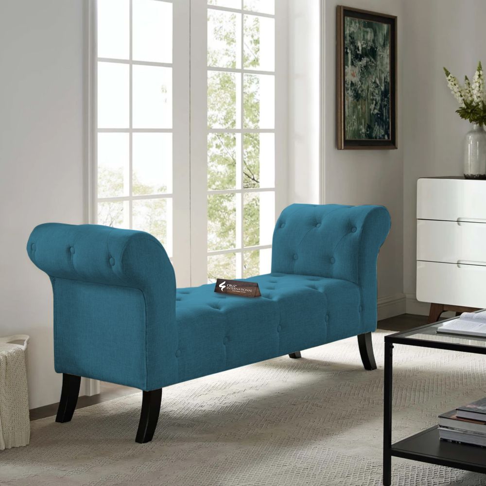 Premium Rowan Bench & Sette | Solid Wood | 10 Colours Available CRUZ INTERNATIONAL