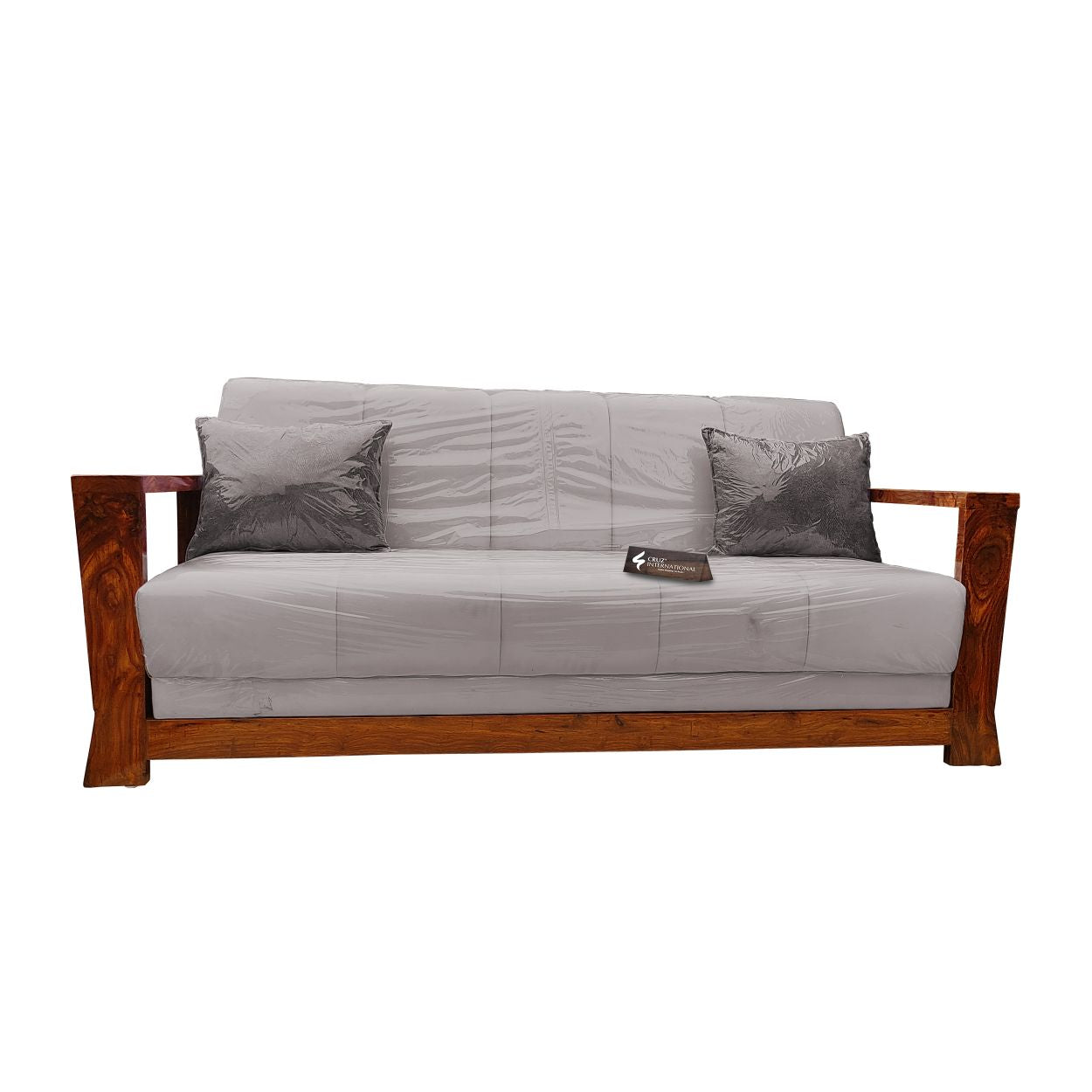 Natural Alejandra Style Sofa | Rosewood | 13 Colours Available CRUZ INTERNATIONAL