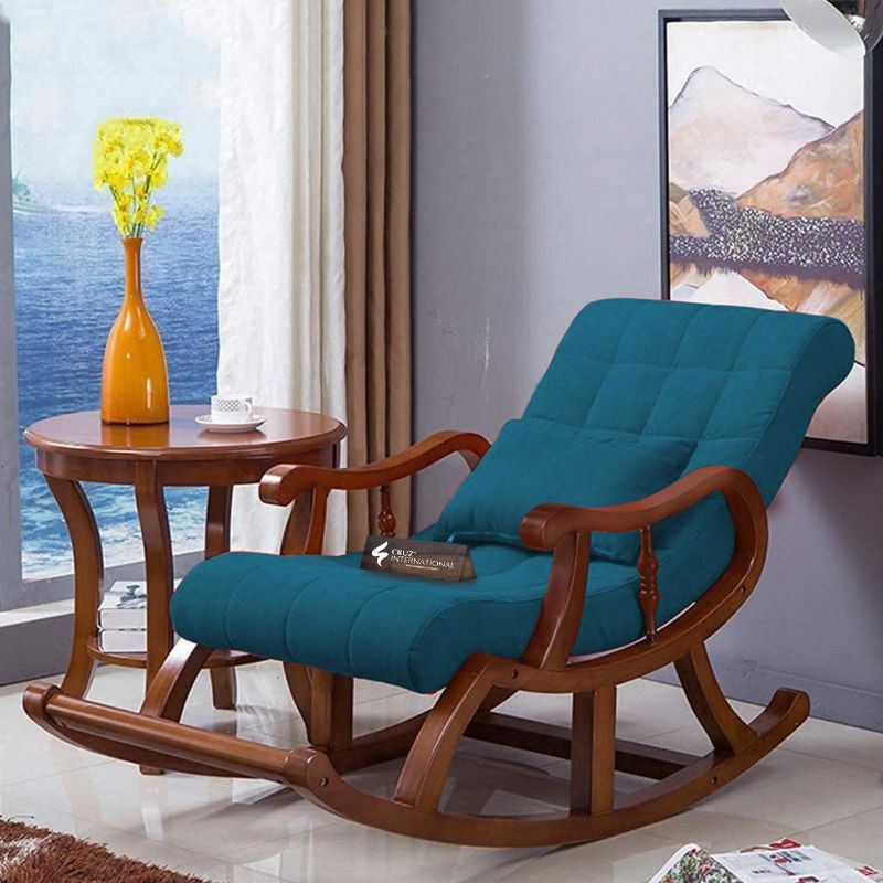 Premium Nice Skeleton Rocking Chair | Natural | 11 Colours Available CRUZ INTERNATIONAL