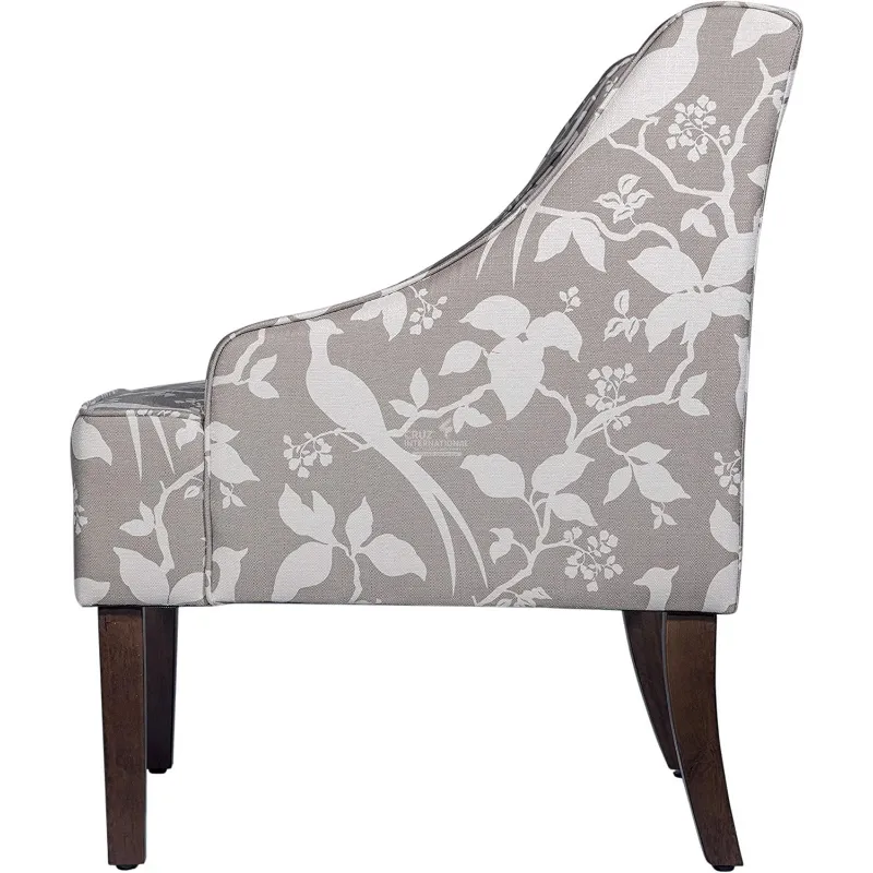 Wooden Elegance Living Room Chair CRUZ INTERNATIONAL