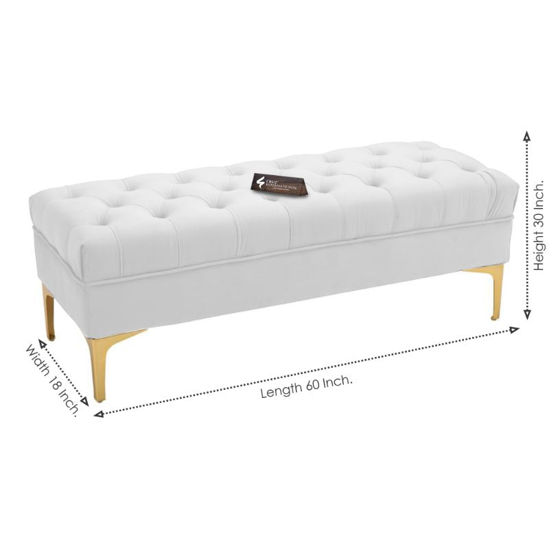 Premium oseph Bench & Sette | Solid Wood | 15 Colours Available CRUZ INTERNATIONAL