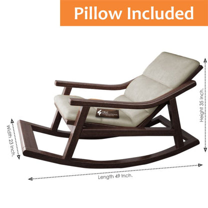 Premium Mjolnir House Rocking Chair | Rosewood | 13 Colours Available CRUZ INTERNATIONAL