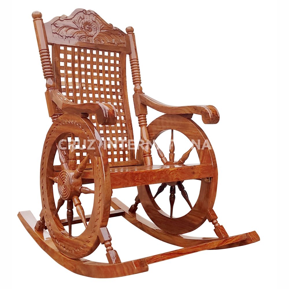 Evergreen Margit Rocking Chair | Rosewood CRUZ INTERNATIONAL