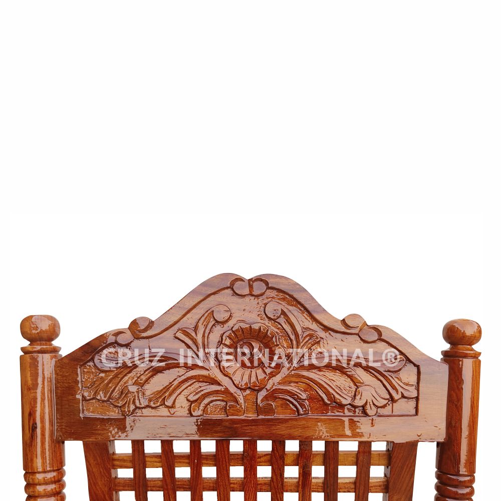 Evergreen Margit Rocking Chair | Rosewood CRUZ INTERNATIONAL
