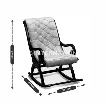 Shahi Lilli Rocking Chair | Solid wood | 4 Colours Available CRUZ INTERNATIONAL