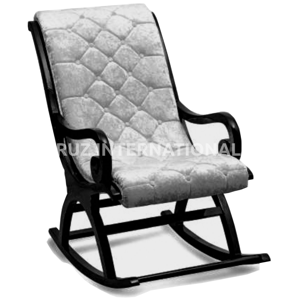 Shahi Lilli Rocking Chair | Solid wood | 4 Colours Available CRUZ INTERNATIONAL