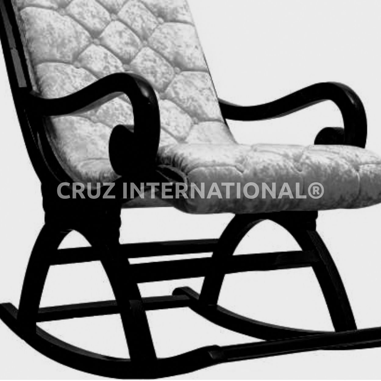 Shahi Lilli Rocking Chair | Solid wood | 4 Colours Available CRUZ INTERNATIONAL