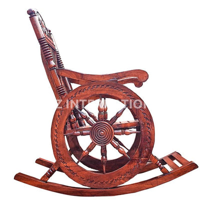Evergreen Dagny Rocking Chair | Rosewood CRUZ INTERNATIONAL