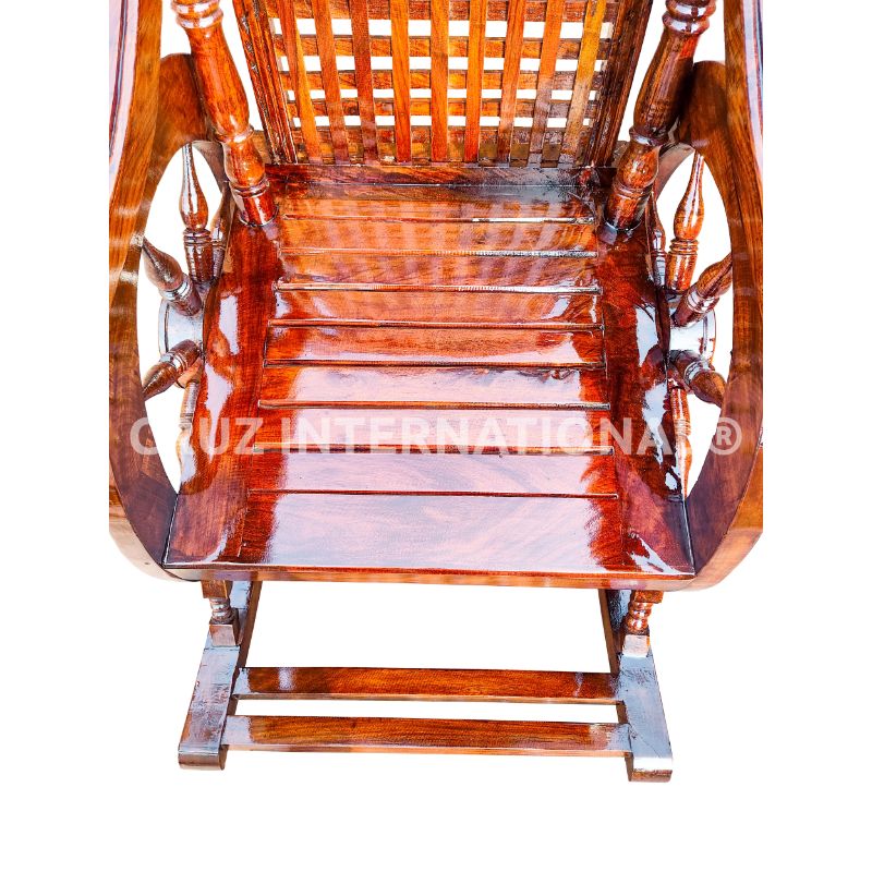 Evergreen Dagny Rocking Chair | Rosewood CRUZ INTERNATIONAL