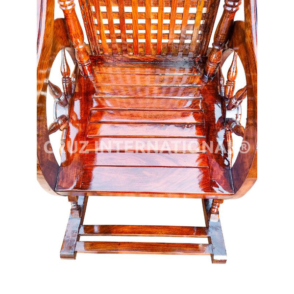Evergreen Dagny Rocking Chair | Rosewood CRUZ INTERNATIONAL