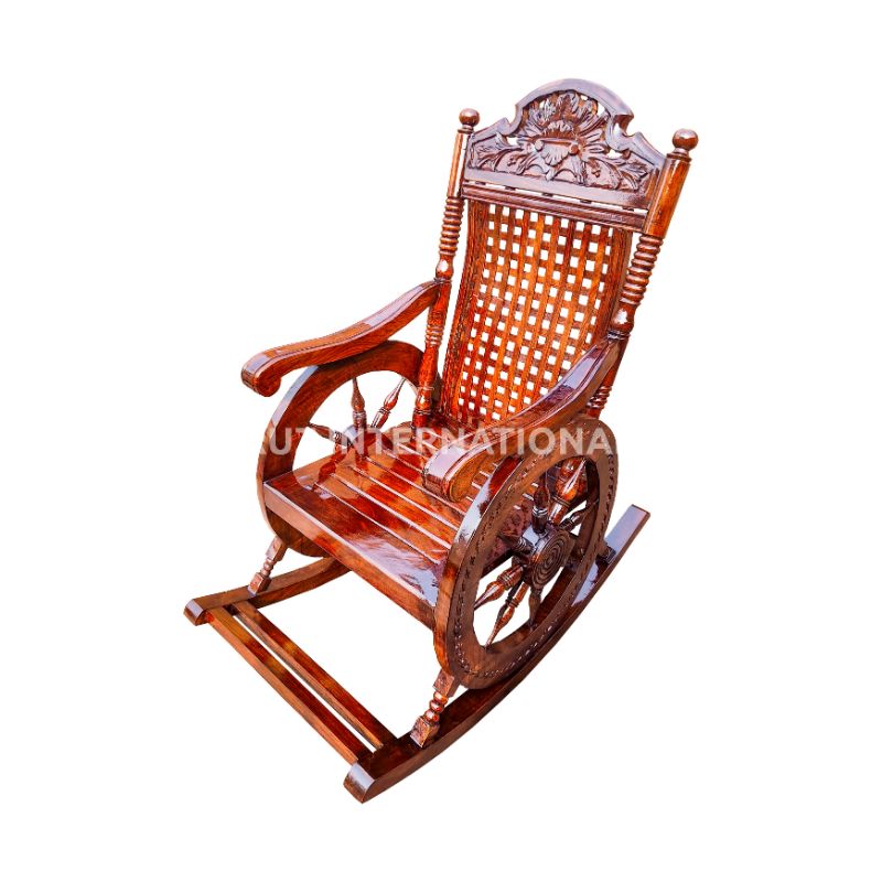 Evergreen Dagny Rocking Chair | Rosewood CRUZ INTERNATIONAL
